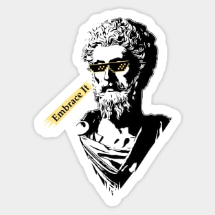 Cool Marcus Aurelius Stoicism IV Sticker